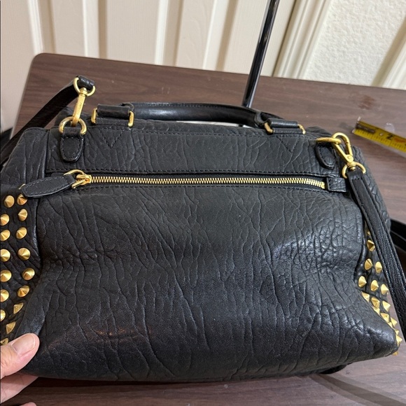 MCM Crossbody Bag with gold studs top handle - Picture 7 of 7